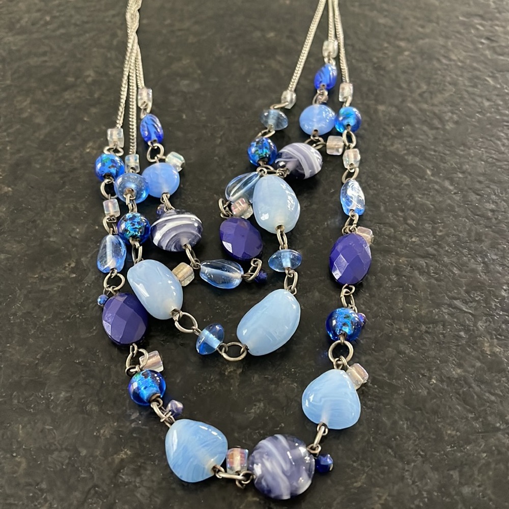 Blue necklace - Picture 3 of 3